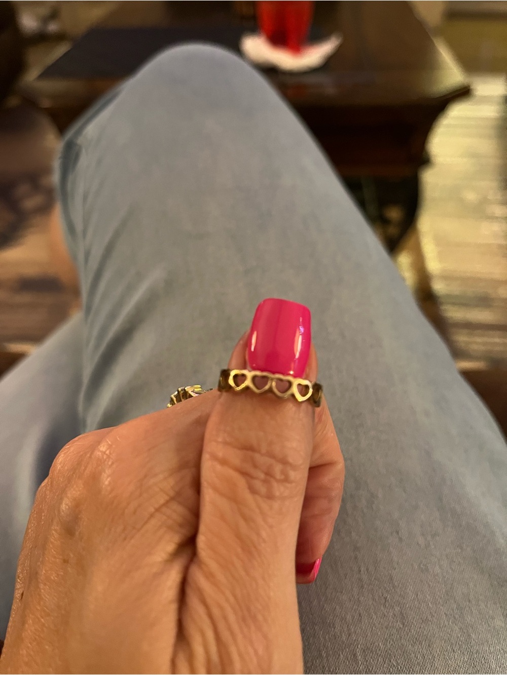 James Avery Gold Heart Openwork Ring - Picture 10 of 11